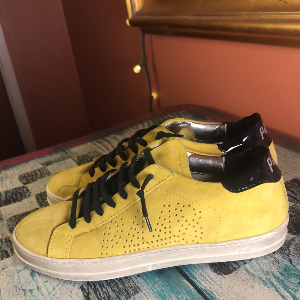 P448 Yellow Suede Sneakers Women’s Sz EU 40/ US 9/9.5